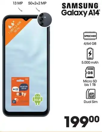 Libro SAMSUNG Galaxy A14 Angebot