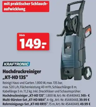 Der Grissemann KRAFTRONIC Hochdruckreiniger ,,KT-HD 135" Angebot