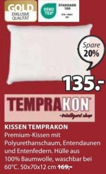 JYSK KISSEN TEMPRAKON 50x70x12 cm Angebot