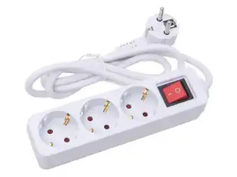 Pagro Diskont 3er steckerleiste mit schalter 1,4 m kabel weiß Angebot