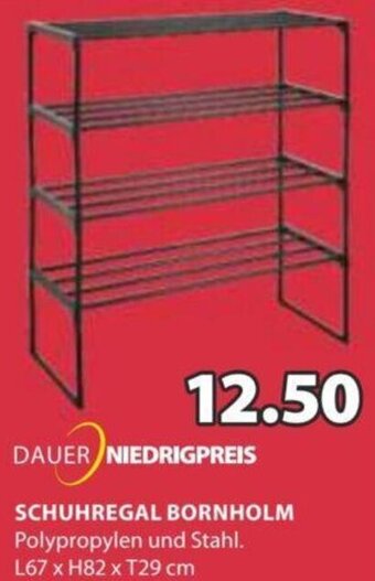 JYSK SCHUHREGAL BORNHOLM Polypropylen und Stahl. L67 x H82 x T29 cm Angebot