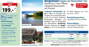 Lidl Reisen Burgenland Oggau am Neusiedler See Angebot