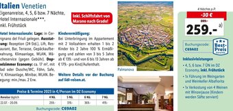 Lidl Reisen Italien Venetien Angebot