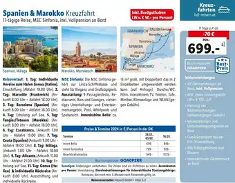 Lidl Reisen Spanien & Marokko Kreuzfahrt Angebot
