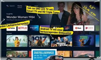 Maximarkt Led tv 65fn2ea uhd Angebot