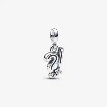 Pandora me express & exclaim mini-dangle