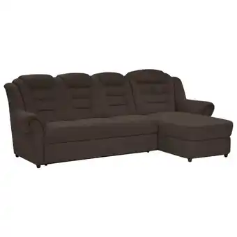 XXXLutz Ecksofa in chenille braun Angebot