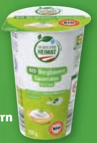 Lidl Bio bergbauern sauerrahm Angebot