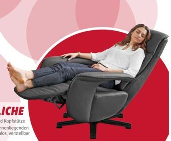 Polstermöbel Fischer Relaxsessel leder Angebot