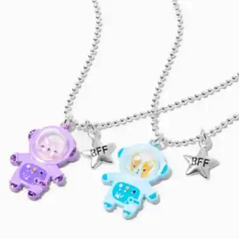 Claire's Best friends astronaut critters pendant necklaces - 2 pack Angebot