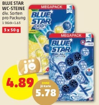 PENNY BLUE STAR WC-STEINE div. Sorten pro Packung Angebot