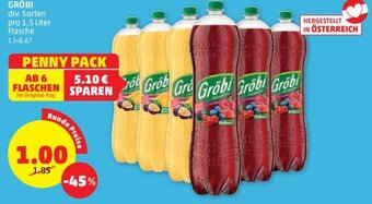 PENNY GRÖBI div. Sorten pro 1,5 Liter Flasche Angebot