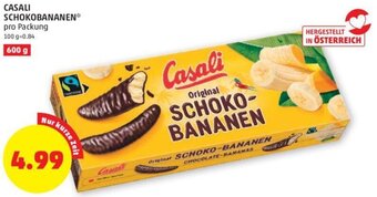 PENNY CASALI SCHOKOBANANEN* pro Packung Angebot