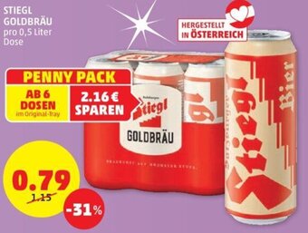 PENNY STIEGL GOLDBRÄU pro 0,5 Liter Angebot