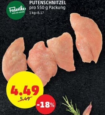 PENNY PUTENSCHNITZEL pro 550 g Packung Angebot