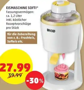 EISMASCHINE SOFTI*** Fassungsvermögen: ca. 1,2 Liter