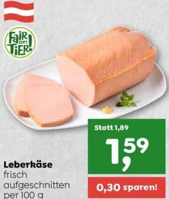 ADEG Leberkäse frisch aufgeschnitten per 100 g Angebot