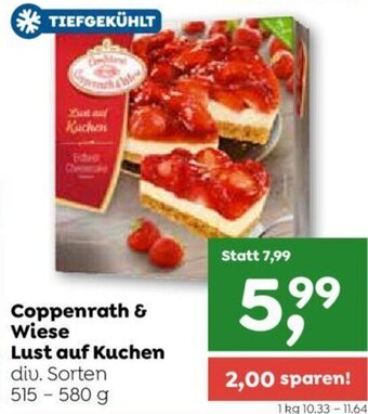 ADEG Coppenrath & Wiese Lust auf Kuchen div. Sorten 515-580 g Angebot