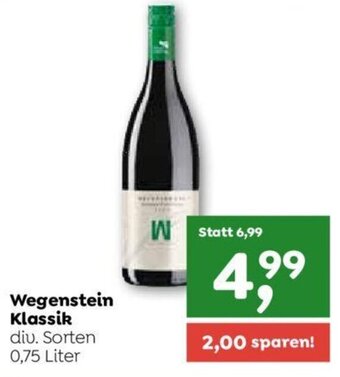ADEG Wegenstein Klassik div. Sorten 0,75 Liter Angebot