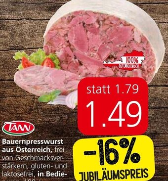 Eurospar Bauernpresswurst aus Österreich Angebot