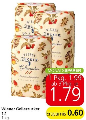 Eurospar Wiener Gelierzucker 1:1 1 kg Angebot