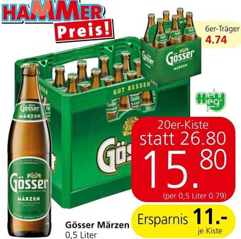 Eurospar Gösser Märzen 0,5 Liter Angebot