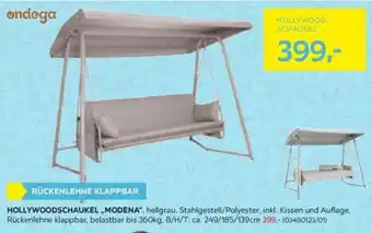 Möbelix HOLLYWOODSCHAUKEL „MODENA“ Angebot