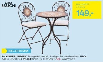 Möbelix BALKONSET „ANDREA" Angebot