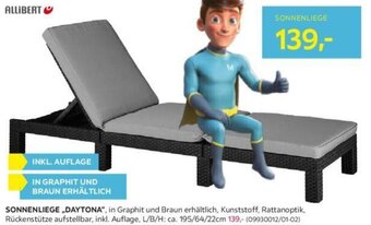 Möbelix SONNENLIEGE „DAYTONA" Angebot