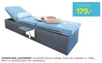 Möbelix SONNENLIEGE „SANTANDER" Angebot