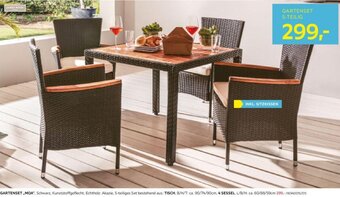 Möbelix GARTENSET 5-TEILIG Angebot