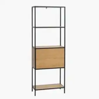 JYSK Regal trappedal 2 schubl. schwarz/eiche Angebot