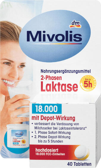 dm Mivolis 2-phasen laktase 18.000 tabletten Angebot