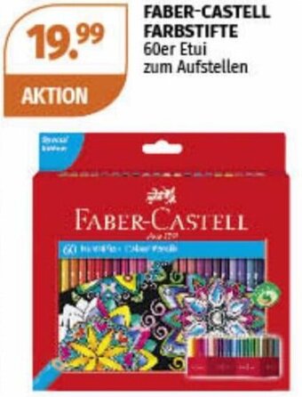 Müller FABER-CASTELL FARBSTIFTE 60er Etui zum Aufstellen Angebot