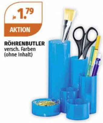 Müller RÖHRENBUTLER versch. Farben (ohne Inhalt) Angebot