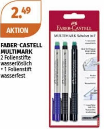 Müller FABER-CASTELL MULTIMARK 2 Folienstifte wasserlöslich +1 Folienstift wasserfest Angebot
