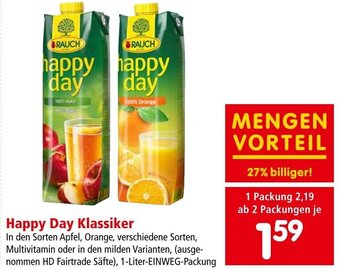 Spar Happy Day Klassiker 1- Liter Angebot