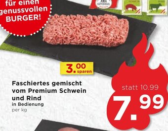 Unimarkt Faschiertes gemischt vom Premium Schwein und Rind in Bedienung per kg Angebot