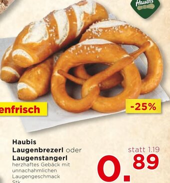 Unimarkt Haubis Laugenbrezerl oder Laugenstangerl Stk. Angebot