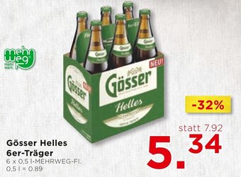 Unimarkt Gösser Helles 6er-Träger Angebot