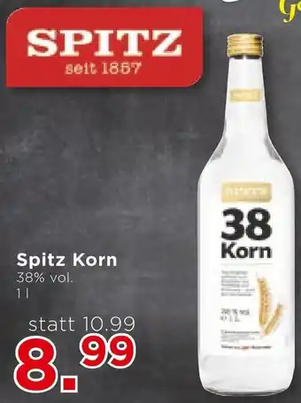Unimarkt Spitz Korn 38% vol. 1 L Angebot
