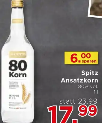 Unimarkt Spitz Ansatzkorn 80% vol. 1 L Angebot