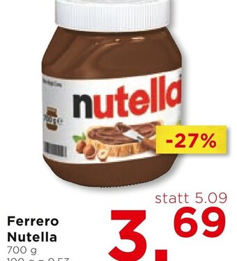 Unimarkt Ferrero Nutella 700 g Angebot