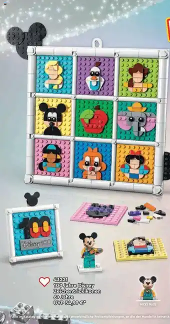 Lego 100 Jahre Disney Zeichentrickikonen 6+ Jahre Angebot
