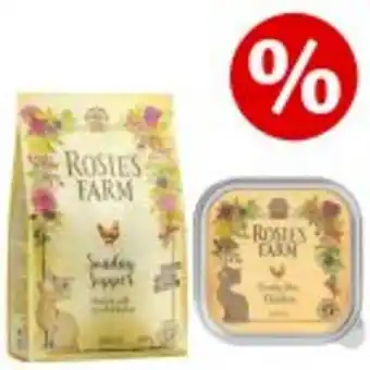 Zooplus 400 g rosie's farm adult trockenfutter + 16 x 100 g nassfutter zum sonderpreis! Angebot