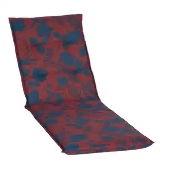 XXXLutz Liegenauflage in blau, bordeaux blume Angebot