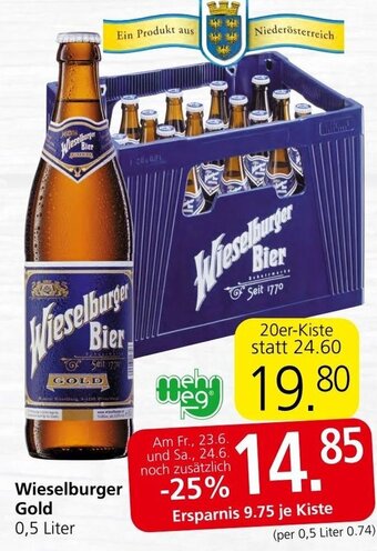Spar Wieselburger Gold 0,5 Liter Angebot