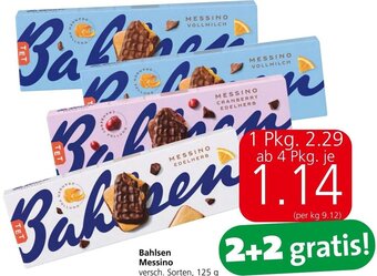Spar Bahlsen Messino versch. Sorten, 125 g Angebot
