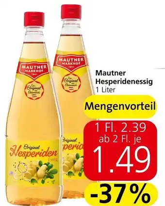 Spar Mautner Hesperidenessig 1 Liter Angebot