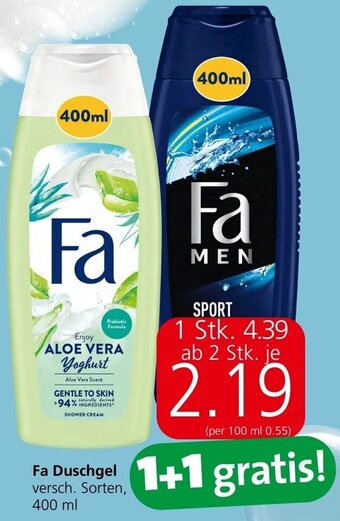 Spar Fa Duschgel versch. Sorten, 400 ml Angebot